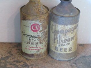 2.  Different.  Cone Tops.  " Champagne Velvet Champgne Pilsener "