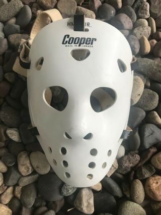 Vintage Cooper Hm 7 Jr.  Hockey Goalie Mask,  Jason,  Halloween,  1970 