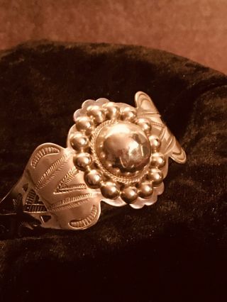 Vintage Old Pawn Native Navajo Sterling Silver Cuff Bracelet 27g