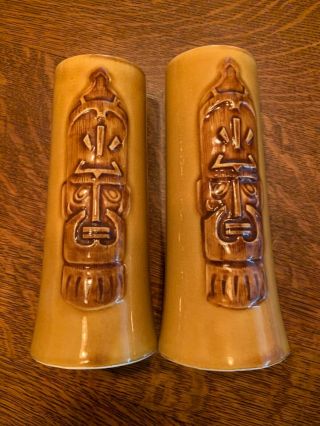 Vintage Tiki Mugs - 2,  Kon - Tiki Gold Otagiri T 25 Imports