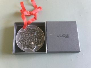 VINTAGE LALIQUE CRYSTAL CHRISTMAS 2003 DECORATION SIGNED LALIQUE FRANCE EXC COND 3