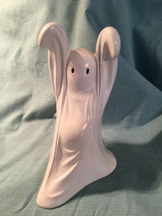 Vintage 1969 Ceramic Ghost 10 - 1/2 Inches Tall