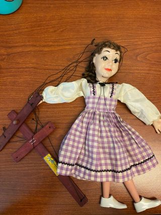 Vintage 1950’s Hazelle’s Talking Marionettes String Puppet