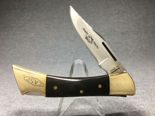 1978 Case Xx Usa P197 L Ssp Smooth Pakkawood Shark Tooth Knife