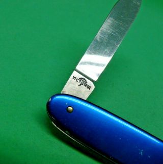 Victorinox / Victoria / Certina 84mm Watch Opener Swiss Army Knife Blue Alox