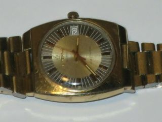 Vintage ETERNA SONIC ELECTRONIC Wrist Watch - 10k GF - Needs Battery? 3