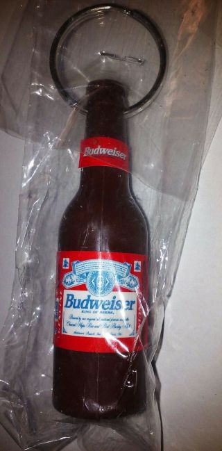 Vintage Budweiser Key Chain Bottle Opener Breweriana