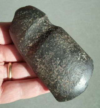 Authentic Indian Artifact 4 - 1/8 " 3/4 Grooved Axe Midwest Stone Tool Arrowheads