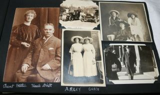 Early 1900 ' s Family Photo Album with 56 Photos - Cars,  S.  S.  Chippewa & Family 2