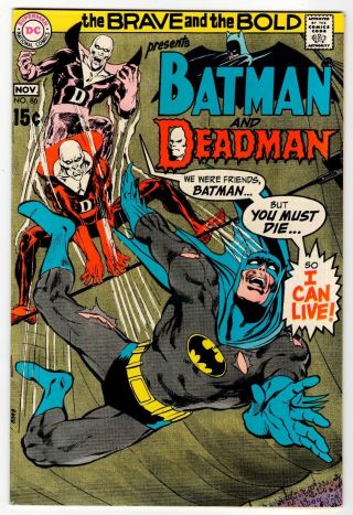 Brave And The Bold 86 Batman & Deadman - Vf Nov 1969 Vintage Dc Comic