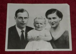 1938 Press Photo Prince George Duke & Duchess Of Kent Baby Son Prince Edward