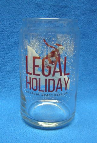 Legal Draft Brewery Legal Holiday Can Shaped Beer Glass Arlington Texas