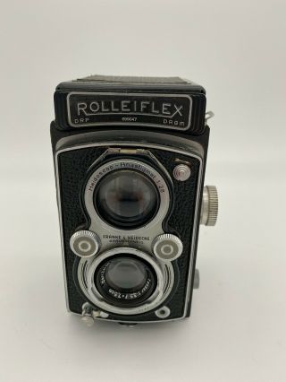 Vintage Rollei Rolleiflex Model 3 F3.  5 Drp Drgm Camera F 3,  5 7,  5cm Ser 699047