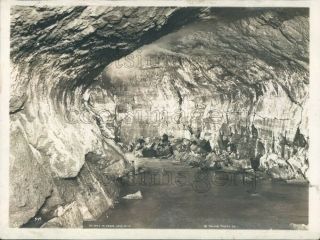 Press Photo Ice Cave In Lava Beds Modoc County California