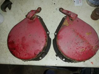 Vintage Farmall H Tractor Brake Bands & Covers Complete Set Ihc