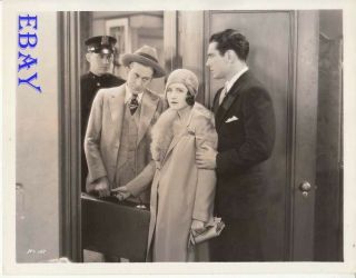 Norma Shearer Johnny Mack Brown In Doorway Vintage Photo A Lady Of Chance