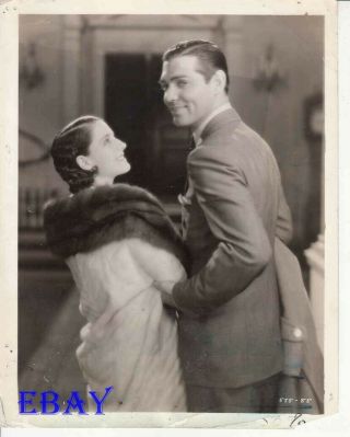 Norma Shearer Clark Gable A Soul Vintage Photo