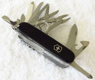Victorinox Black SwissChamp Swiss Army Knife, 2