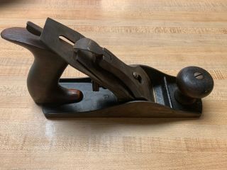 Vintage Stanley Bailey No.  4 Wood Plane Woodworking Carpentry