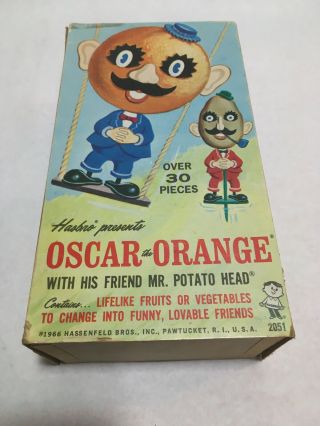 Vintage Hasbro Oscar The Orange Mr.  Potato Head 1966 2051