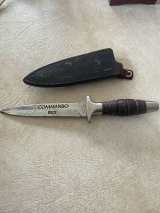 Vintage Commando Boot Knife S.  A.  B.  Japan