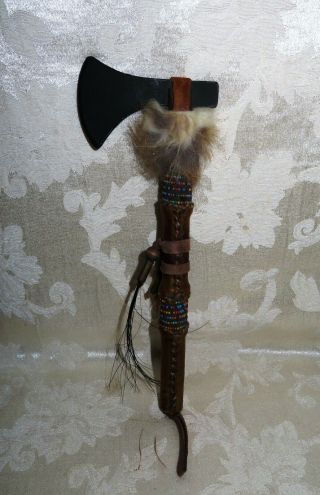 Vintage Hand Crafted North American Native Made Tomahawk