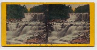 Lower Falls Wallenpaupack Wayne County Pennsylvania E & H T Anthony 1860s Pa Sv
