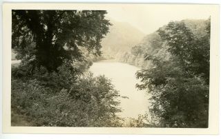 1937 Photo Wv West Virginia View Of Big Coal River Birchton?