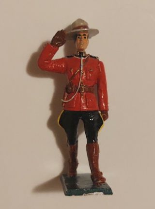 Spirit Of The Empire Canada Rcmp Mountie Constable Stetson Saluting Miniature