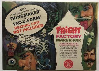 Mattel Fright Factory Thingmaker Creepy Crawlers Plastigoop Look