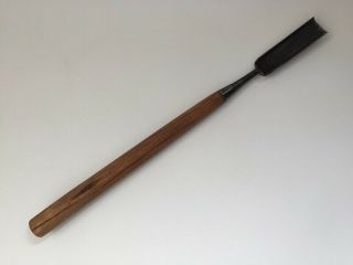 Japanese Chisel Tsuki Nomi Vintage Carpenter Tool Wood Handle W202
