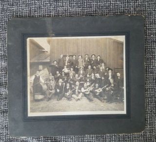 Antique Photo Of Group Of Musicians