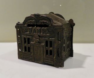Vintage Cast Iron Bank Money Box