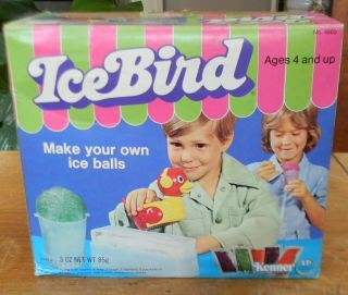 Vintage Kenner Ice Bird Snow Cone Ice Ball Maker Kit 1976 Fun