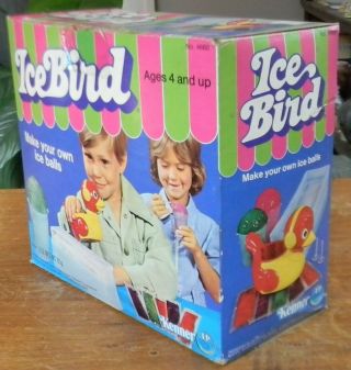 Vintage KENNER ICE BIRD Snow Cone Ice Ball Maker Kit 1976 FUN 3