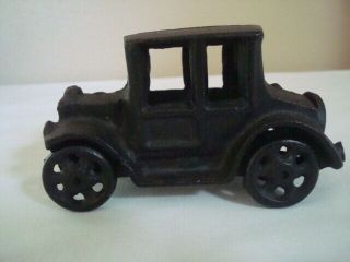 Vintage Cast Iron Model T Toy Car - Arcade Hubley 4 - 1/8”