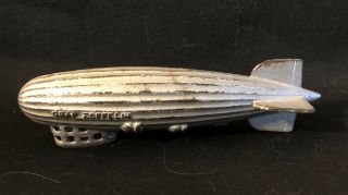 A.  C.  Williams Graf Zeppelin Cast Iron Toy Bank Very Good