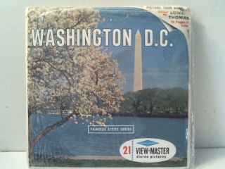 Gaf View Master 3 Reel Set - Washington D.  C.  - Packet No.  A790