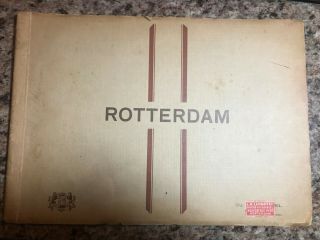 Vintage Photo Rotterdam Book Of 16 Pics Early 1900s L.  M.  Lammerse W.  &s.  H