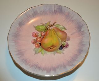 Vintage Clarice Cliff Cake Stand Fruit Serving Plate Dinnerware Made In England
