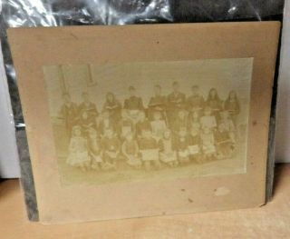 Antique 1894 School House Class Photo Highland Claysville Pennsylvania