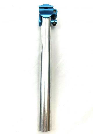 Ringle Moby Seatpost Vintage Mtb 31.  6 X 300mm Silver / Blue