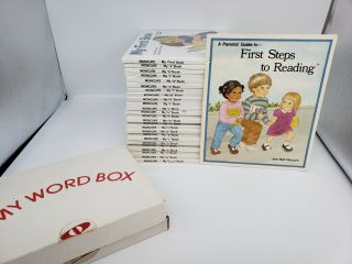 Vintage My First Steps To Reading Set Complete,  My Word Box,  And Parents Guide