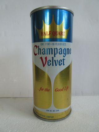 Champagne Velvet Half Quart,  Atlantic Brewing,  South Bend,  In - Ss & B/o - 16oz