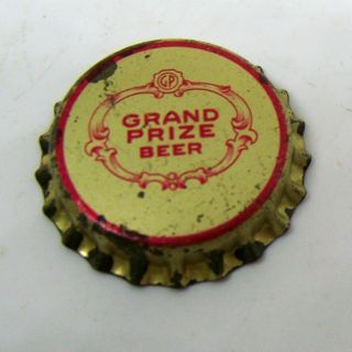 Grand Prize Beer Cork Lined Bottle Cap Houston Texas Tx Brewing