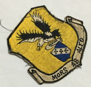 Vintage Usaf 7th Bomb Wing " Ace Novelty " Patch,  4”x4”