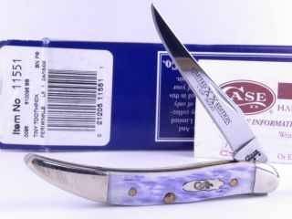 Case 2008 Periwinkle Limited Edition Small Texas Toothpick Pocket Knife 11551