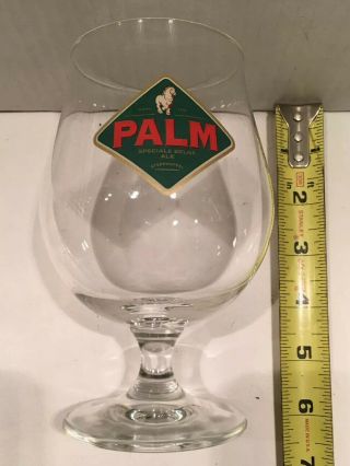 PALM Special Belge Ale Diamond Logo Beer Glass Collectible 2