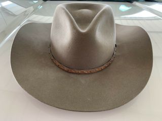 Vintage Stetson 3x Buffalo Felt Western Cowboy Hat Size 7 1/8