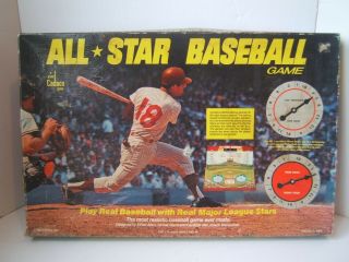 1968 All Star Baseball Game Vintage Cadaco Early Board Game No 183